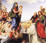 BARTOLOMEO, Fra Vistion of St.Bernard oil on canvas